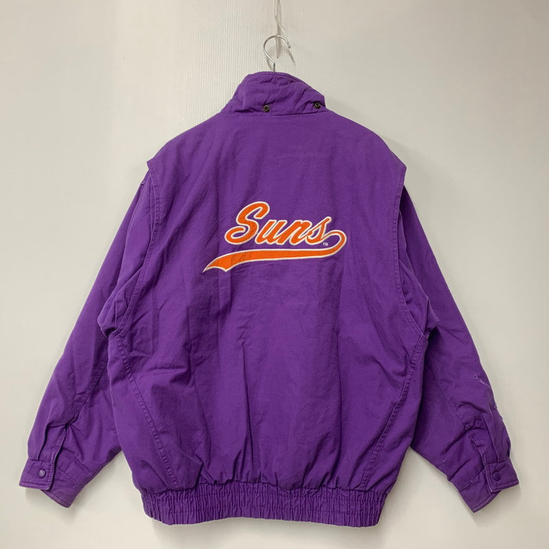 【現状渡し品】【メンズ】 COMPETITOR コンペティター × NBA エヌビーエー PHOENIX SUNS QUILTING LINER PADDED JACKET フェニックスサンズ キルティング ライナー パテッド ジャケット アウター 146-260314-kh-07-izu サイズ：L カラー：パープル 万代Net店