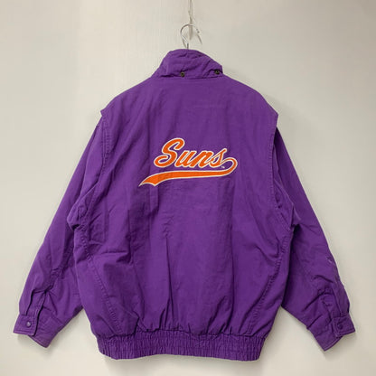 【現状渡し品】【メンズ】 COMPETITOR コンペティター × NBA エヌビーエー PHOENIX SUNS QUILTING LINER PADDED JACKET フェニックスサンズ キルティング ライナー パテッド ジャケット アウター 146-260314-kh-07-izu サイズ：L カラー：パープル 万代Net店