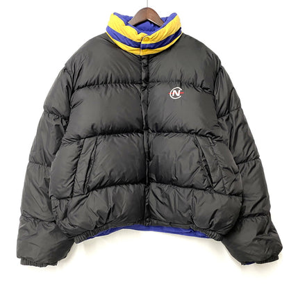 【中古品】【メンズ】 NAUTICA COMPETITION ノーティカ コンペティション REVERSIBLE DOWN JACKET リバーシブル ダウンジャケット 146-260315-as-08-izu サイズ：XXL カラー：ブラック/ネイビー×イエロー 万代Net店