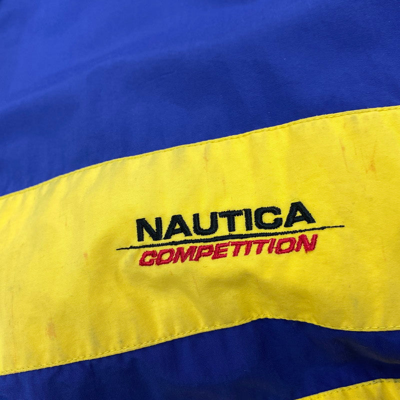 【中古品】【メンズ】 NAUTICA COMPETITION ノーティカ コンペティション REVERSIBLE DOWN JACKET リバーシブル ダウンジャケット 146-260315-as-08-izu サイズ：XXL カラー：ブラック/ネイビー×イエロー 万代Net店