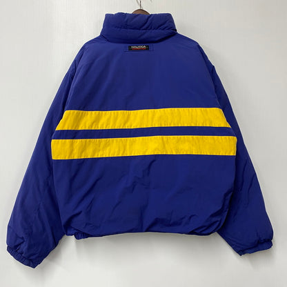 【中古品】【メンズ】 NAUTICA COMPETITION ノーティカ コンペティション REVERSIBLE DOWN JACKET リバーシブル ダウンジャケット 146-260315-as-08-izu サイズ：XXL カラー：ブラック/ネイビー×イエロー 万代Net店