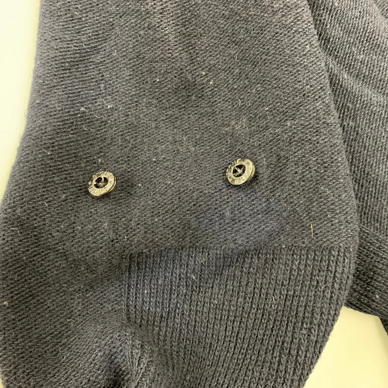 【現状渡し品】【メンズ】 STONE ISLAND ストーンアイランド 5315546C6 164 SHAWL COLLAR KNIT SWEATER ショールカラー ニット セーター トップス 141-260715-kh-08-izu サイズ：M カラー：ネイビー 万代Net店