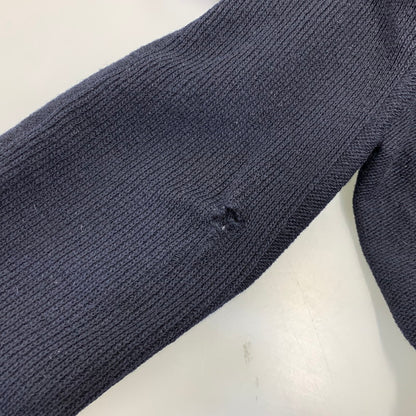 【現状渡し品】【メンズ】 STONE ISLAND ストーンアイランド 5315546C6 164 SHAWL COLLAR KNIT SWEATER ショールカラー ニット セーター トップス 141-260715-kh-08-izu サイズ：M カラー：ネイビー 万代Net店