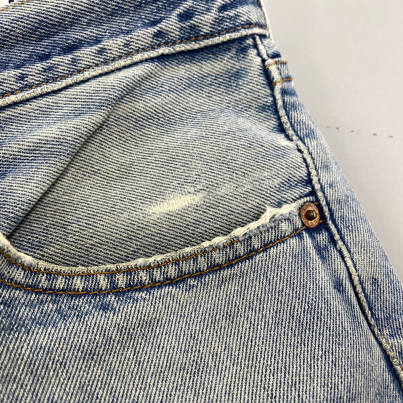 【現状渡し品】【メンズ】 SUNNY SIDE UP サニーサイドアップ 再構築 DAMAGE DENIM PANTS ダメージ デニムパンツ ボトムス 151-260319-kh-04-izu カラー：インディゴ 万代Net店
