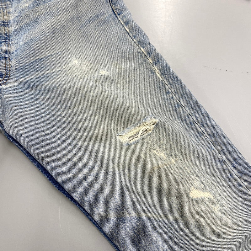 【現状渡し品】【メンズ】 SUNNY SIDE UP サニーサイドアップ 再構築 DAMAGE DENIM PANTS ダメージ デニムパンツ ボトムス 151-260319-kh-04-izu カラー：インディゴ 万代Net店