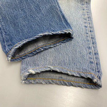 【現状渡し品】【メンズ】 SUNNY SIDE UP サニーサイドアップ 再構築 DAMAGE DENIM PANTS ダメージ デニムパンツ ボトムス 151-260319-kh-04-izu カラー：インディゴ 万代Net店