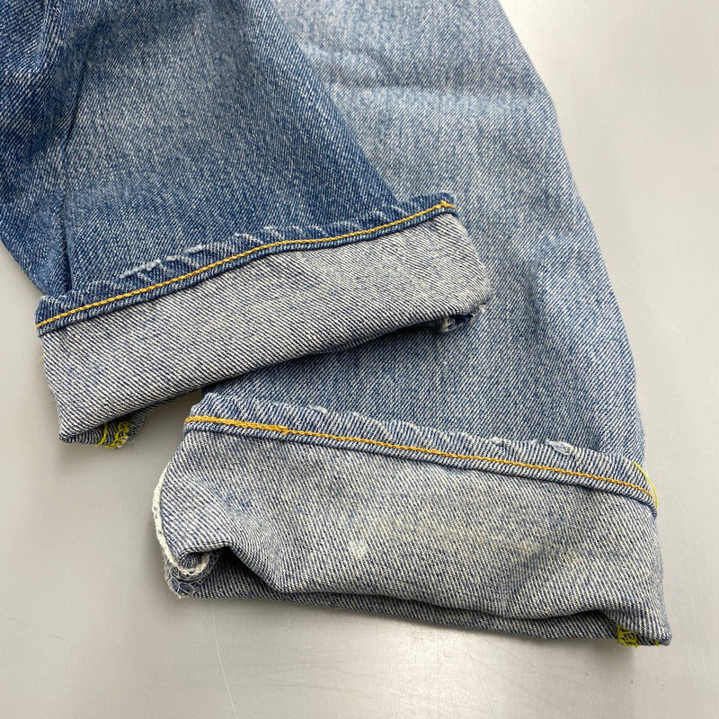 【現状渡し品】【メンズ】 SUNNY SIDE UP サニーサイドアップ 再構築 DAMAGE DENIM PANTS ダメージ デニムパンツ ボトムス 151-260319-kh-04-izu カラー：インディゴ 万代Net店