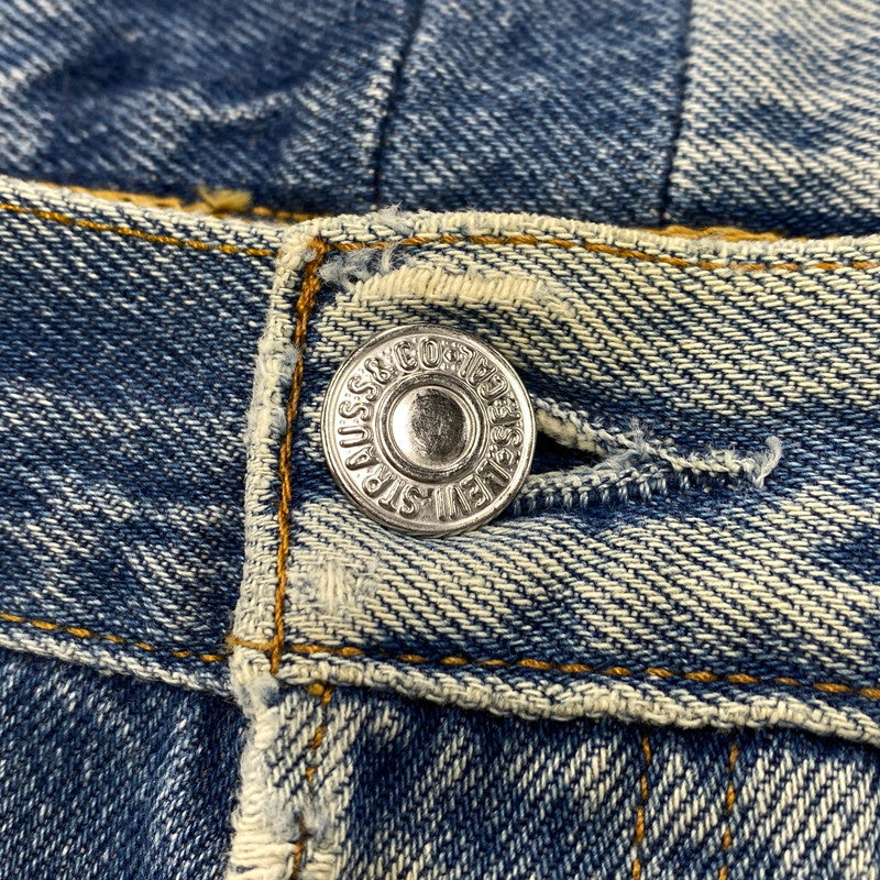 【現状渡し品】【メンズ】 SUNNY SIDE UP サニーサイドアップ 再構築 DAMAGE DENIM PANTS ダメージ デニムパンツ ボトムス 151-260319-kh-04-izu カラー：インディゴ 万代Net店