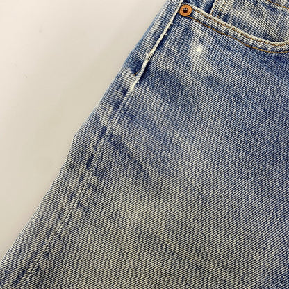 【現状渡し品】【メンズ】 SUNNY SIDE UP サニーサイドアップ 再構築 DAMAGE DENIM PANTS ダメージ デニムパンツ ボトムス 151-260319-kh-04-izu カラー：インディゴ 万代Net店