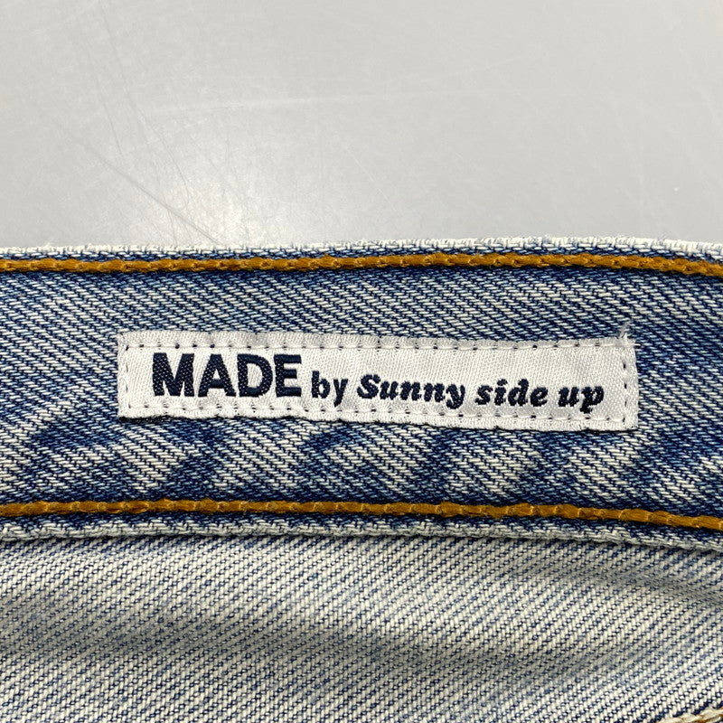 【現状渡し品】【メンズ】 SUNNY SIDE UP サニーサイドアップ 再構築 DAMAGE DENIM PANTS ダメージ デニムパンツ ボトムス 151-260319-kh-04-izu カラー：インディゴ 万代Net店