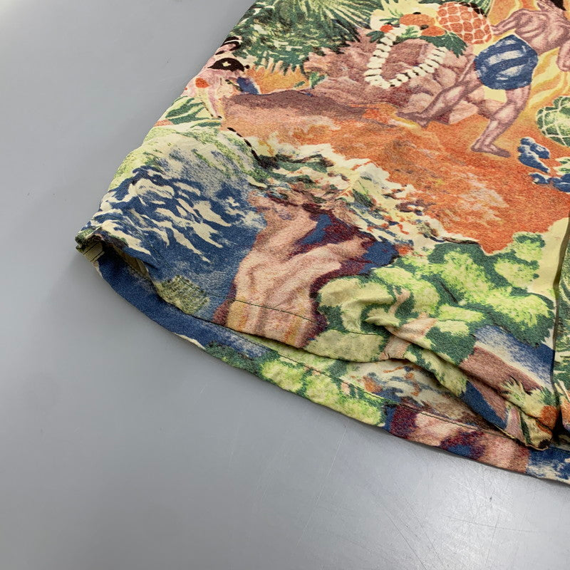 【中古品】【メンズ】 SUN SURF サンサーフ SPECIAL EDITION スペシャルエディション KAMEHAMEHA実名復刻 MATSON MENU DESIGN BY EUGENE SAVAGE マトソン メニュー デザイン ユージンサベージ シャツ トップス 145-260314-kh-03-izu サイズ：S カラー：マルチ 万代Net店