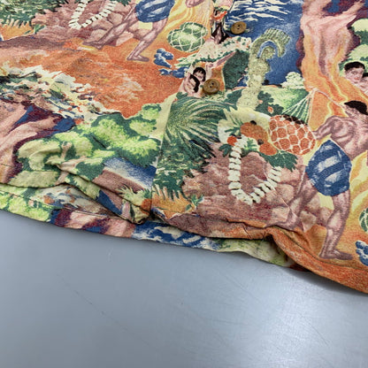 【中古品】【メンズ】 SUN SURF サンサーフ SPECIAL EDITION スペシャルエディション KAMEHAMEHA実名復刻 MATSON MENU DESIGN BY EUGENE SAVAGE マトソン メニュー デザイン ユージンサベージ シャツ トップス 145-260314-kh-03-izu サイズ：S カラー：マルチ 万代Net店