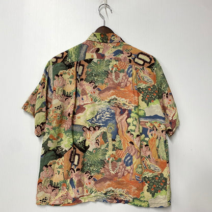 【中古品】【メンズ】 SUN SURF サンサーフ SPECIAL EDITION スペシャルエディション KAMEHAMEHA実名復刻 MATSON MENU DESIGN BY EUGENE SAVAGE マトソン メニュー デザイン ユージンサベージ シャツ トップス 145-260314-kh-03-izu サイズ：S カラー：マルチ 万代Net店