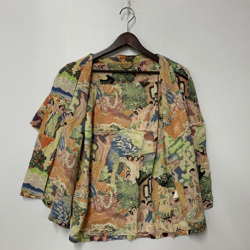 【中古品】【メンズ】 SUN SURF サンサーフ SPECIAL EDITION スペシャルエディション KAMEHAMEHA実名復刻 MATSON MENU DESIGN BY EUGENE SAVAGE マトソン メニュー デザイン ユージンサベージ シャツ トップス 145-260314-kh-03-izu サイズ：S カラー：マルチ 万代Net店