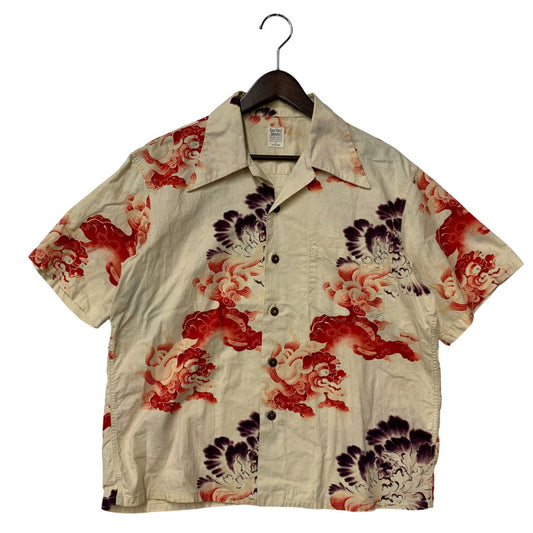 【中古品】【メンズ】 SPECIAL EDITION スペシャルエディション 唐獅子牡丹 KARAJISHI BOTAN SS SHIRT ショートスリーブ シャツ トップス 145-260314-kh-02-izu カラー：ベージュ系 万代Net店