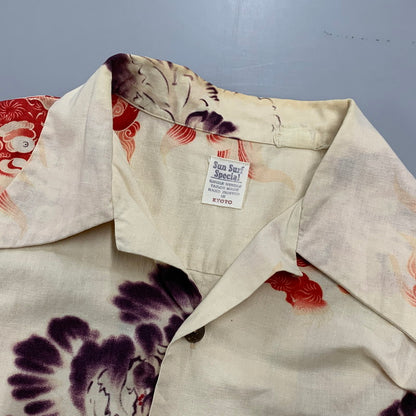 【中古品】【メンズ】 SPECIAL EDITION スペシャルエディション 唐獅子牡丹 KARAJISHI BOTAN SS SHIRT ショートスリーブ シャツ トップス 145-260314-kh-02-izu カラー：ベージュ系 万代Net店