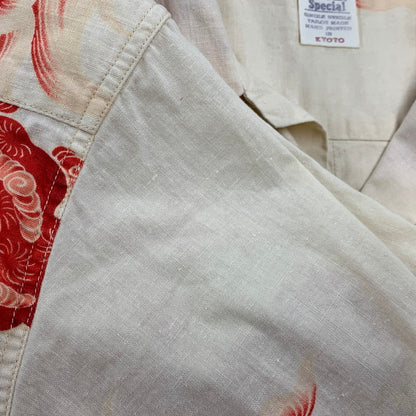 【中古品】【メンズ】 SPECIAL EDITION スペシャルエディション 唐獅子牡丹 KARAJISHI BOTAN SS SHIRT ショートスリーブ シャツ トップス 145-260314-kh-02-izu カラー：ベージュ系 万代Net店