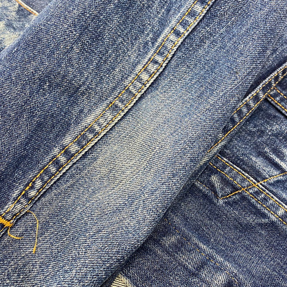 【中古品】【メンズ】 SMALL-E 4TH DENIM JACKET デニムジャケット 刻印529 不均等V ケアタグ アウター 146-260315-as-05-izu カラー：インディゴ 万代Net店