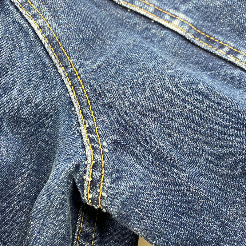 【中古品】【メンズ】 SMALL-E 4TH DENIM JACKET デニムジャケット 刻印529 不均等V ケアタグ アウター 146-260315-as-05-izu カラー：インディゴ 万代Net店
