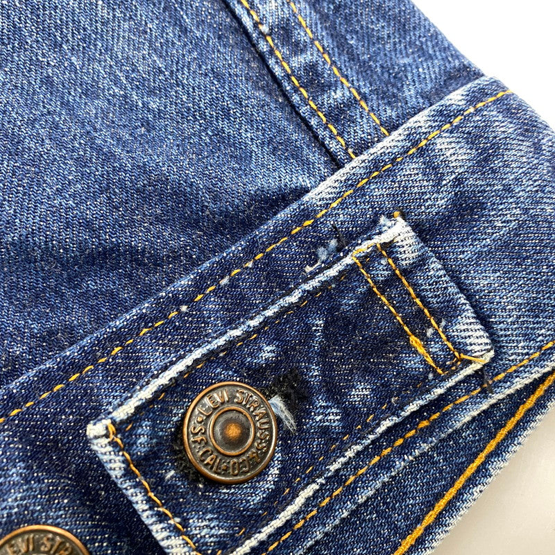【中古品】【メンズ】 SMALL-E 4TH DENIM JACKET デニムジャケット 刻印529 不均等V ケアタグ アウター 146-260315-as-05-izu カラー：インディゴ 万代Net店