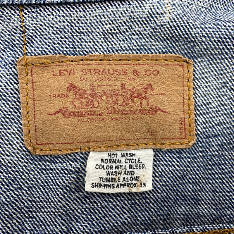 【中古品】【メンズ】 SMALL-E 4TH DENIM JACKET デニムジャケット 刻印529 不均等V ケアタグ アウター 146-260315-as-05-izu カラー：インディゴ 万代Net店