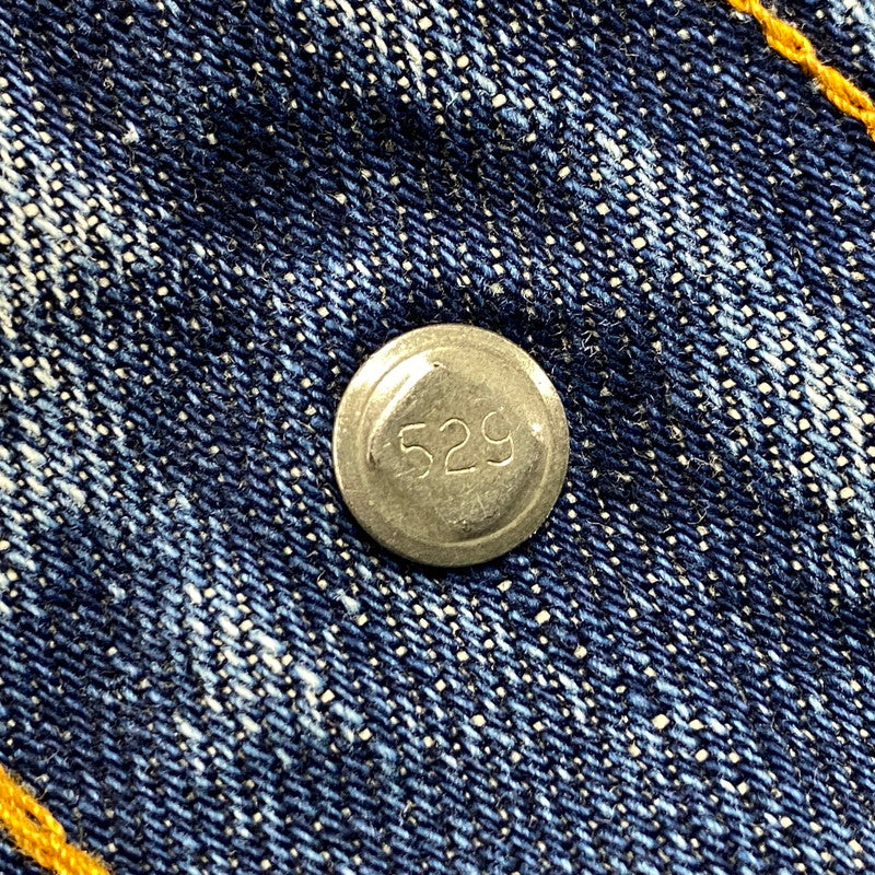 【中古品】【メンズ】 SMALL-E 4TH DENIM JACKET デニムジャケット 刻印529 不均等V ケアタグ アウター 146-260315-as-05-izu カラー：インディゴ 万代Net店