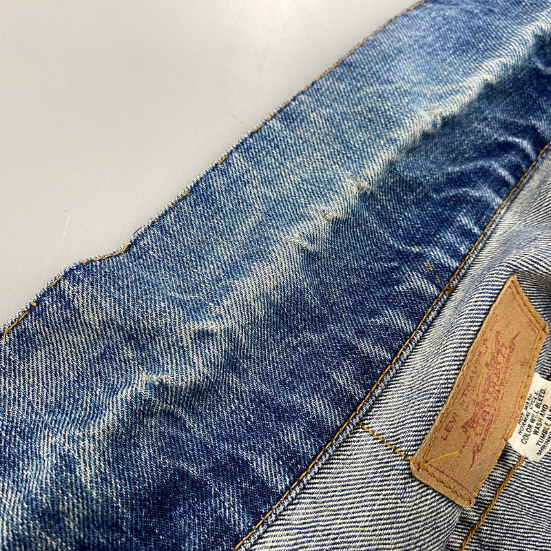 【中古品】【メンズ】 SMALL-E 4TH DENIM JACKET デニムジャケット 刻印529 不均等V ケアタグ アウター 146-260315-as-05-izu カラー：インディゴ 万代Net店