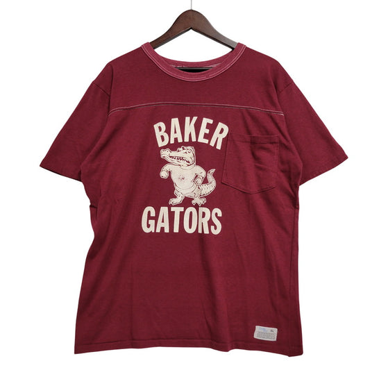 【中古品】【メンズ】 CHALK LINE チョークライン BAKER GATORS POCKET S/S TEE ポケット 半袖Tシャツ 146-260801-as-25-izu サイズ：XL カラー：レッド系 万代Net店