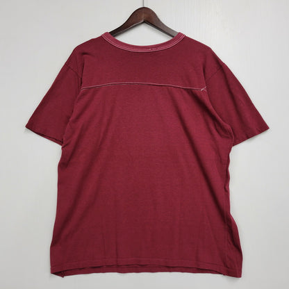 【中古品】【メンズ】 CHALK LINE チョークライン BAKER GATORS POCKET S/S TEE ポケット 半袖Tシャツ 146-260801-as-25-izu サイズ：XL カラー：レッド系 万代Net店