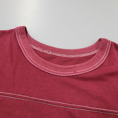 【中古品】【メンズ】 CHALK LINE チョークライン BAKER GATORS POCKET S/S TEE ポケット 半袖Tシャツ 146-260801-as-25-izu サイズ：XL カラー：レッド系 万代Net店