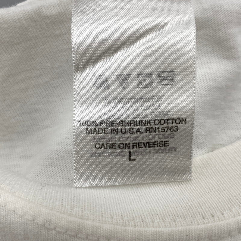 【中古品】【メンズ】 HARLEY DAVIDSON ハーレーダビッドソン LAS VEGAS SPADE BLUE FIRE PRINT S/S TEE c2010 プリント Tシャツ 半袖 白タグ USA製 146-260315-as-06-izu サイズ：L カラー：ホワイト 万代Net店