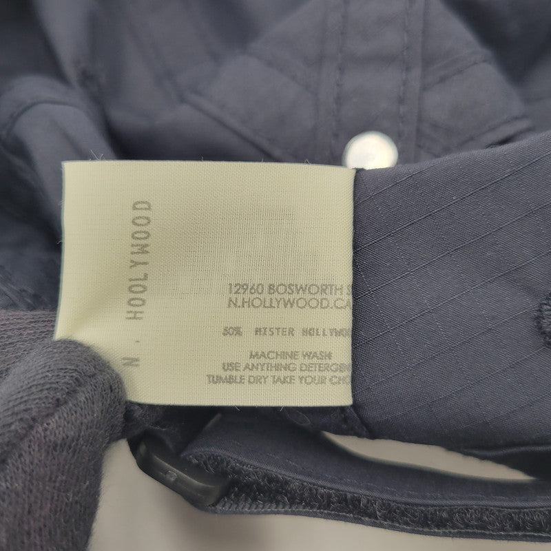 【中古品】【メンズ/レディース】 9252-AC01 PIECES FIELD CAP ピース フィールド キャップ 帽子 185-260315-kh-02-izu サイズ：F カラー：ネイビー 万代Net店