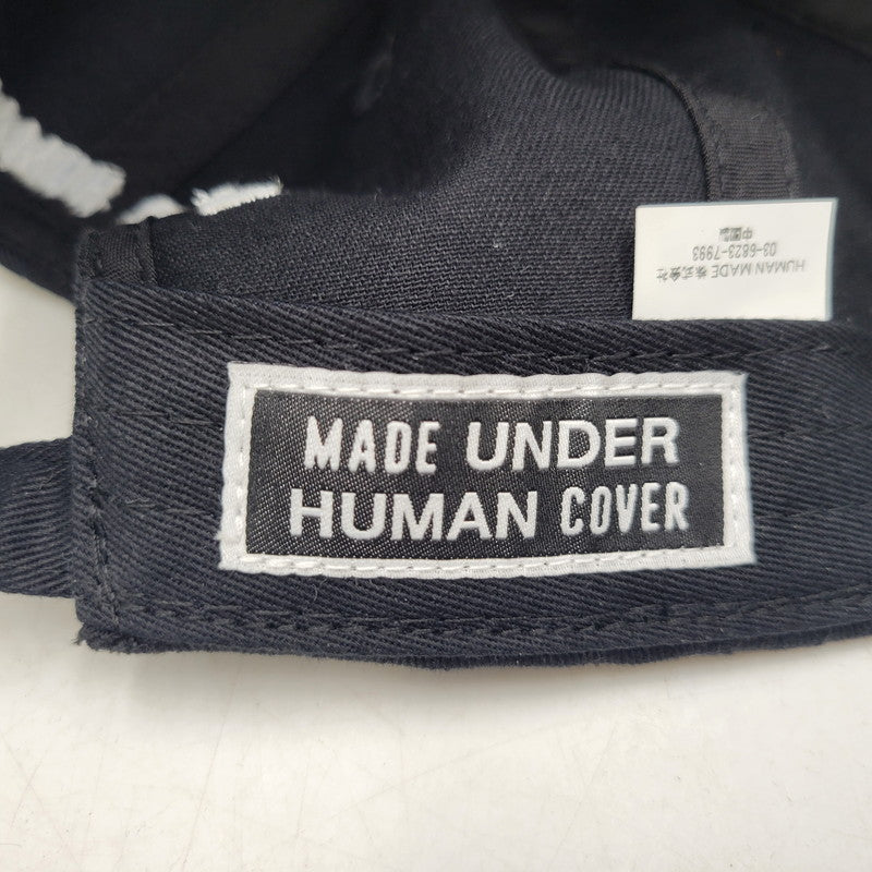 【中古品】【メンズ/レディース】 HUMAN MADE ヒューマンメード × UNDERCOVER アンダーカバー UC2E9H04 6PANEL TWILL CAP 6パネル ツイル キャップ 帽子 185-260315-kh-01-izu サイズ：F カラー：ブラック 万代Net店