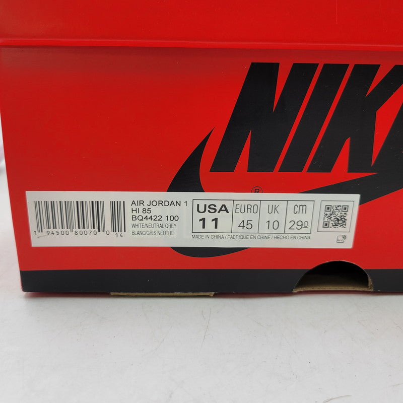 【中古美品】【メンズ】 BQ4422-100 AIR JORDAN 1 HIGH 85 エア ジョーダン 1 ハイ スニーカー 靴 160-260315-kh-07-izu サイズ：29 カラー：NEUTRAL GREY 万代Net店
