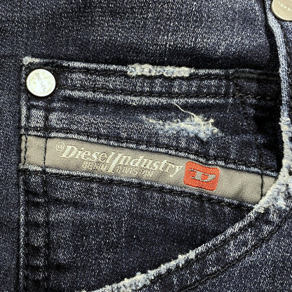 【現状渡し品】【メンズ】 069CU KROOLEY-CB DAMAGE JOGG JEANS ダメージ ジョグ ジーンズ ボトムス 152-260319-yn-04-izu サイズ：28 カラー：インディゴ 万代Net店
