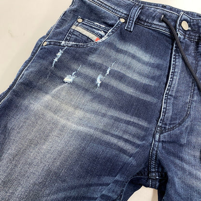 【現状渡し品】【メンズ】 069CU KROOLEY-CB DAMAGE JOGG JEANS ダメージ ジョグ ジーンズ ボトムス 152-260319-yn-04-izu サイズ：28 カラー：インディゴ 万代Net店