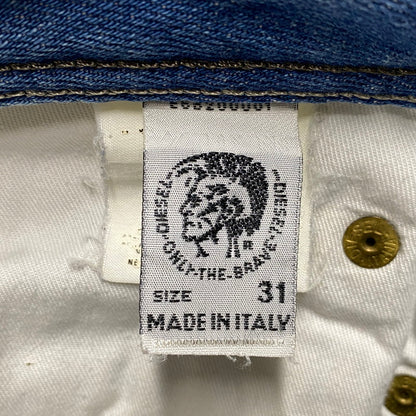 【中古品】【メンズ】 BUTTON FLY DAMAGE FLARE DENIM PANTS ボタン フライ ダメージ フレア デニム パンツ ボトムス 152-260319-yn-03-izu サイズ：31 カラー：インディゴ 万代Net店