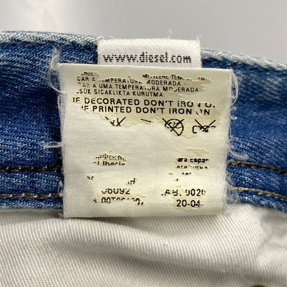 【中古品】【メンズ】 BUTTON FLY DAMAGE FLARE DENIM PANTS ボタン フライ ダメージ フレア デニム パンツ ボトムス 152-260319-yn-03-izu サイズ：31 カラー：インディゴ 万代Net店