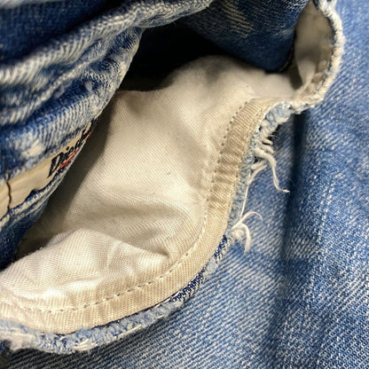 【中古品】【メンズ】 BUTTON FLY DAMAGE FLARE DENIM PANTS ボタン フライ ダメージ フレア デニム パンツ ボトムス 152-260319-yn-03-izu サイズ：31 カラー：インディゴ 万代Net店