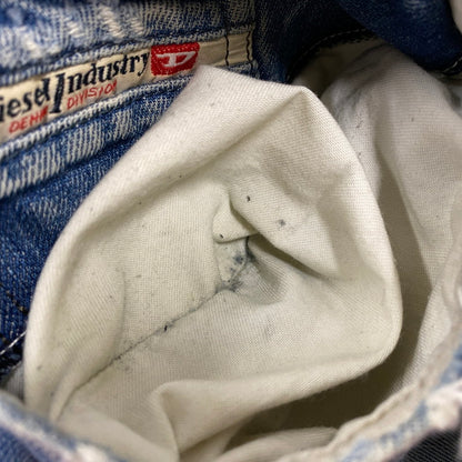 【中古品】【メンズ】 BUTTON FLY DAMAGE FLARE DENIM PANTS ボタン フライ ダメージ フレア デニム パンツ ボトムス 152-260319-yn-03-izu サイズ：31 カラー：インディゴ 万代Net店