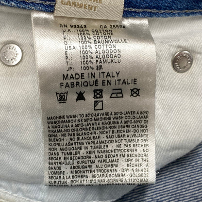 【中古品】【メンズ】 WASH 008A2 BUTTON FLY DAMAGE VIKER PANTS ボタン フライ ダメージ バイカー パンツ ボトムス 152-260319-yn-06-izu サイズ：32×32 カラー：インディゴ 万代Net店
