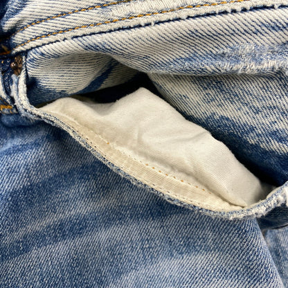 【中古品】【メンズ】 WASH 008A2 BUTTON FLY DAMAGE VIKER PANTS ボタン フライ ダメージ バイカー パンツ ボトムス 152-260319-yn-06-izu サイズ：32×32 カラー：インディゴ 万代Net店