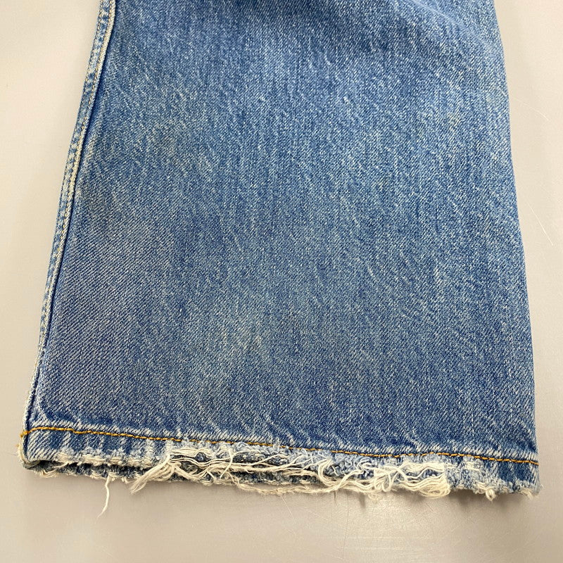 【中古品】【メンズ】 WASH 008A2 BUTTON FLY DAMAGE VIKER PANTS ボタン フライ ダメージ バイカー パンツ ボトムス 152-260319-yn-06-izu サイズ：32×32 カラー：インディゴ 万代Net店