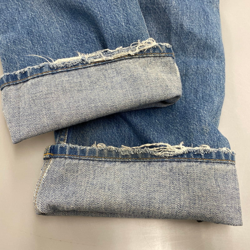 【中古品】【メンズ】 WASH 008A2 BUTTON FLY DAMAGE VIKER PANTS ボタン フライ ダメージ バイカー パンツ ボトムス 152-260319-yn-06-izu サイズ：32×32 カラー：インディゴ 万代Net店