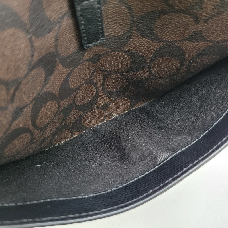 【中古品】【レディース】 COACH コーチ F54700 シグネチャー シティ ジップ トートバッグ カバン 180-260319-kh-12-izu カラー：ブラウン 万代Net店