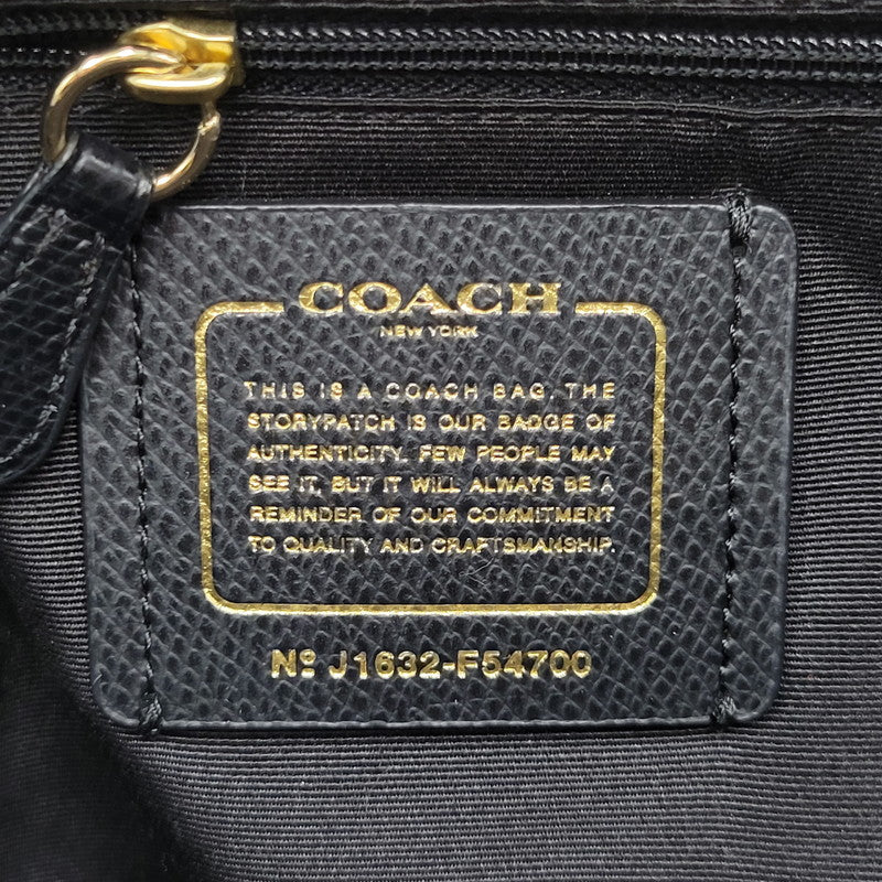 【中古品】【レディース】 COACH コーチ F54700 シグネチャー シティ ジップ トートバッグ カバン 180-260319-kh-12-izu カラー：ブラウン 万代Net店