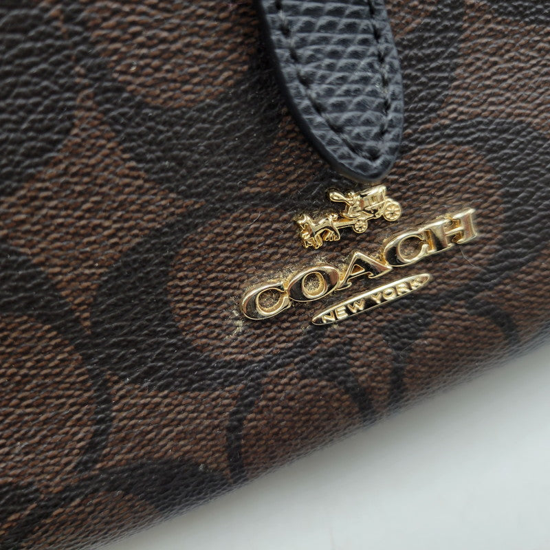 【中古品】【レディース】 COACH コーチ F54700 シグネチャー シティ ジップ トートバッグ カバン 180-260319-kh-12-izu カラー：ブラウン 万代Net店