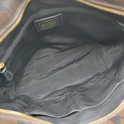 【中古品】【レディース】 COACH コーチ F54700 シグネチャー シティ ジップ トートバッグ カバン 180-260319-kh-12-izu カラー：ブラウン 万代Net店