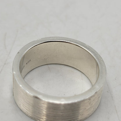 【中古品】【メンズ/レディース】 AG925 LOGO RING ロゴ リング 指輪 182-260315-kh-03-izu サイズ：17 カラー：シルバー 万代Net店