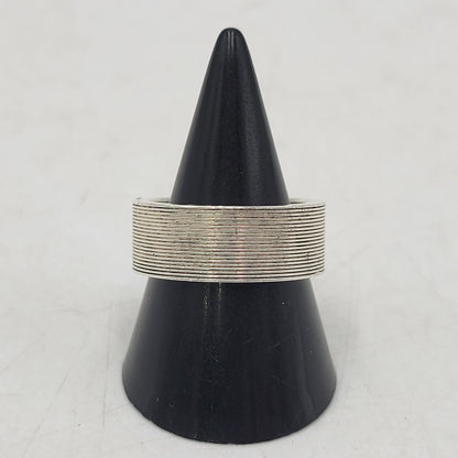 【中古品】【メンズ/レディース】 AG925 LOGO RING ロゴ リング 指輪 182-260315-kh-03-izu サイズ：17 カラー：シルバー 万代Net店